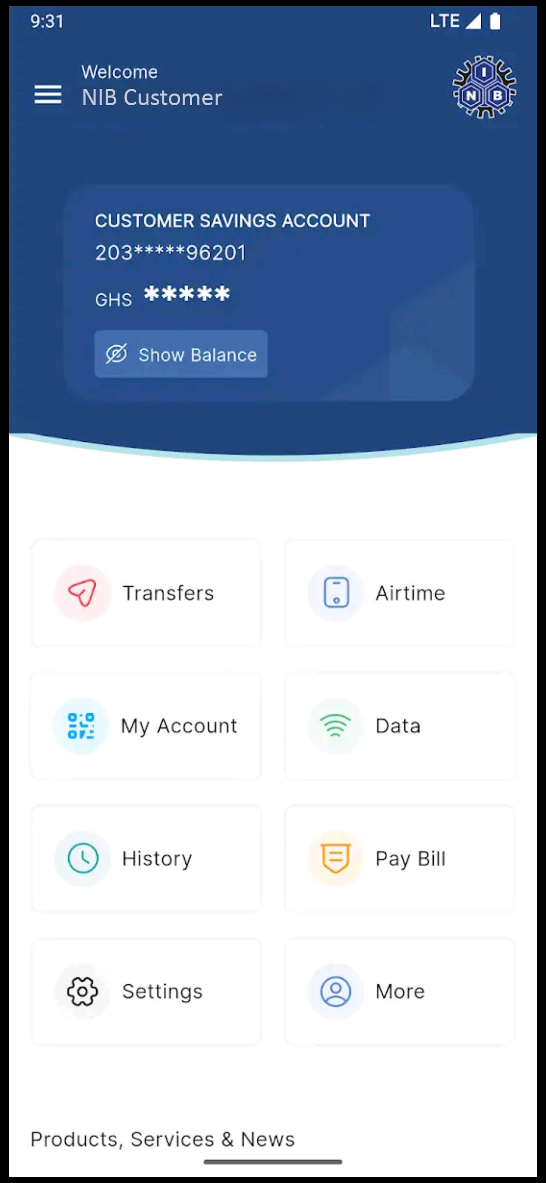 Home Dashboard